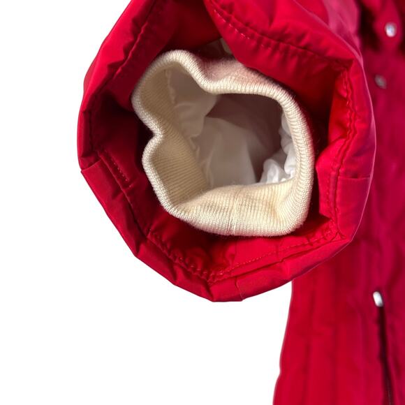 Bogner Goose Down Puffer Hooded Ski Jacket Red - Picture 8 of 11